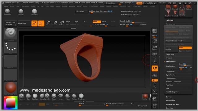 How to make signet ring with ZBrush смотреть онлайн
