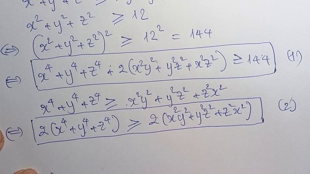 Cho x, y, z là ba số dương và xy+yz+zx=12.Tìm giá trị nhỏ nhất của M=x^4+y^4+z^4 смотреть онлайн