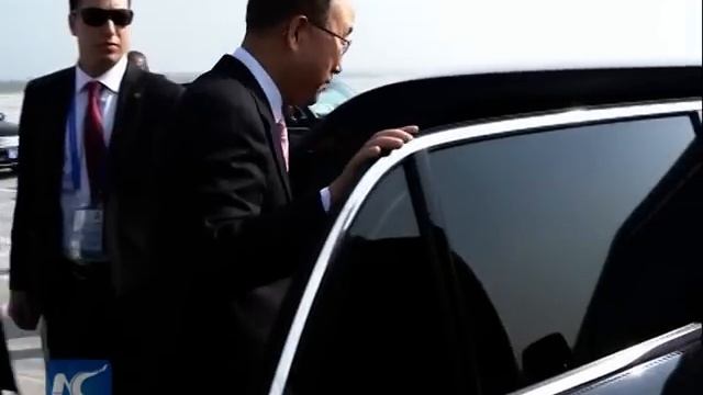 UN Secretary-General Ban Ki-moon arrives in China for G20 summit смотреть онлайн