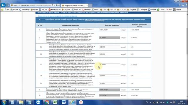 отчет СМП в ЕИС смотреть онлайн
