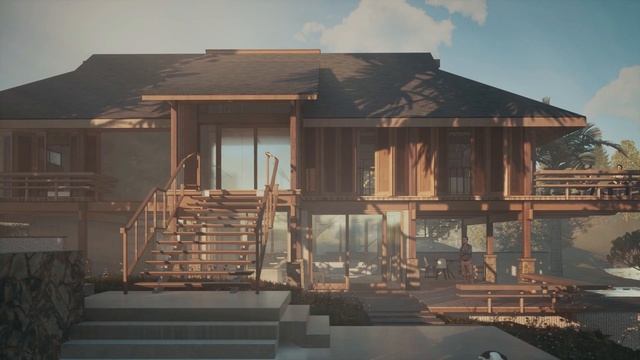 Hillside Residential. Archicad & Twinmotion смотреть онлайн