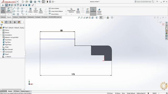 3D CAD MODEL- SOLIDWORKS FOR PRACTICE. EXERCISE #113 смотреть онлайн