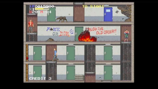 Elevator Action²: Returns (1997) [SS] - RetroArch with Beetle Saturn смотреть онлайн