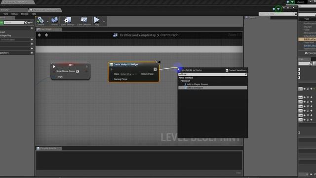 Bluprint Simple UMG/UI Button Functionality in Unreal 4 смотреть онлайн
