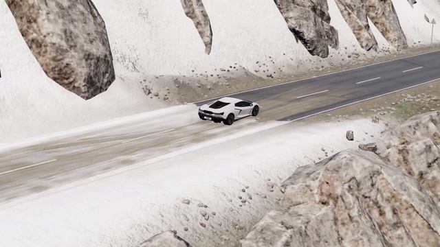 Yiannimize New Lamborghini Revuelto Snowy Mountain Road Test Drive! смотреть онлайн