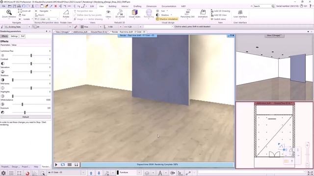Preliminary Course - Rendering - ARCHLine.XP 2022 смотреть онлайн