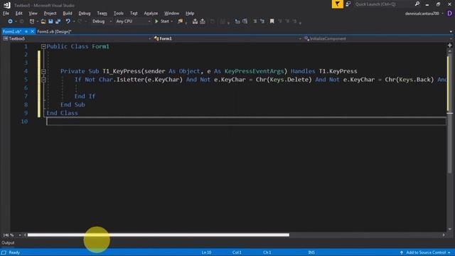 Text Box= Letter Only, Number Only & Max length in Vb.net || Visual Basic смотреть онлайн
