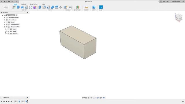 Fusion 360 Микроурок. Создаем копию тела не зависимую от исходного. смотреть онлайн