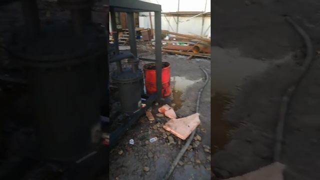 Первые испытания установки по переработке Отработки. смотреть онлайн