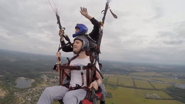 Санкт-Петербург. Полет на параплане с SpbLeti.ru смотреть онлайн