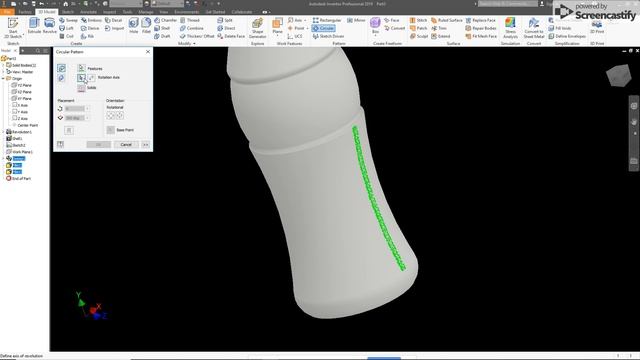 Coca Cola | Glass Bottle | 3D Inventor | for Begainer | in Hindi | Revolve Command смотреть онлайн