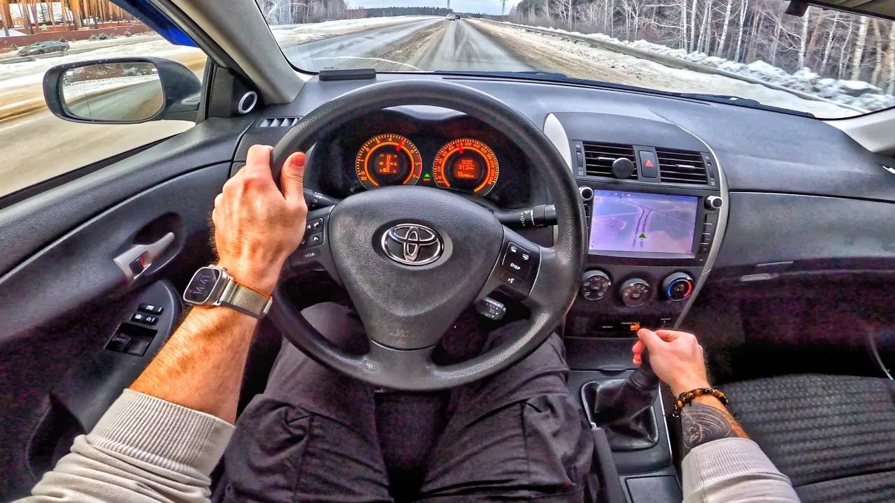 2008 Toyota Corolla 1.6 MT - ТЕСТ-ДРАЙВ ОТ ПЕРВОГО ЛИЦА смотреть онлайн