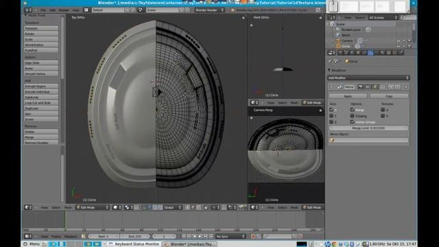 Large Blender 2.5 Tutorial 1d: Star Trek based Spaceship - texturing смотреть онлайн