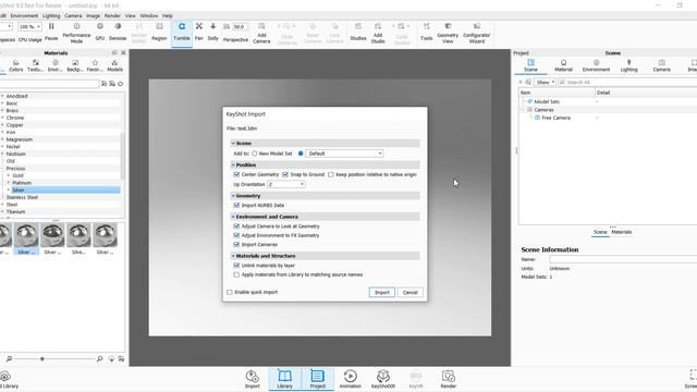 3D Tutorial: Rhino 3D to Keyshot Basics смотреть онлайн