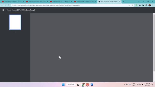 How to Convert ODT to PDF in Openoffice | ODT to PDF смотреть онлайн