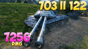 703 II 122 - 4 Фрагов 7.2K Урона - Мастер холмов! - Мир Танков