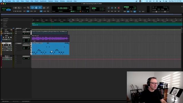 How to convert Audio To MIDI in Pro Tools смотреть онлайн