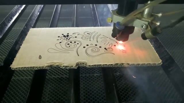 Лазерная резка картона смотреть онлайн