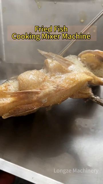 Large Capacity Industrial Fried Fish Cooking Mixer Machine #shorts #machine #fish