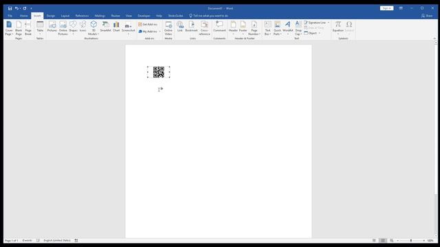 QR CODE in Microsoft Word with StrokeScribe barcode generator смотреть онлайн