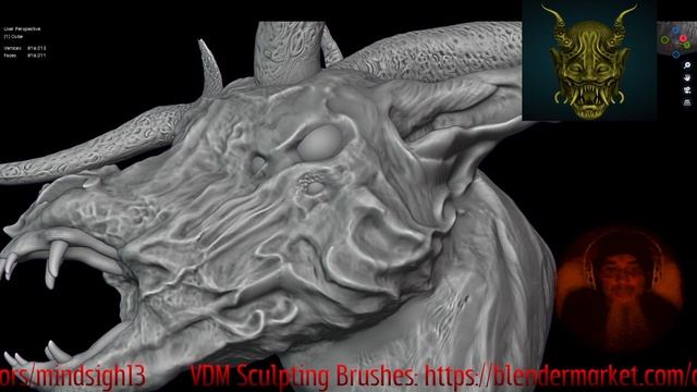 Blender Sculpting / Wendigo of Doom and Dismemberment or Good Time Charlie's Bad Choices смотреть онлайн
