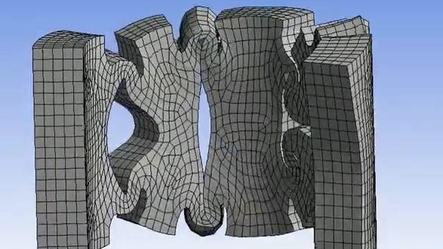 Hyperelastic Material undergoing Circular Compression смотреть онлайн