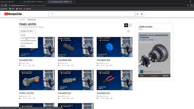 6-KOMPAS 3D Yardım Menüsü Özellikleri ve Kullanımı смотреть онлайн