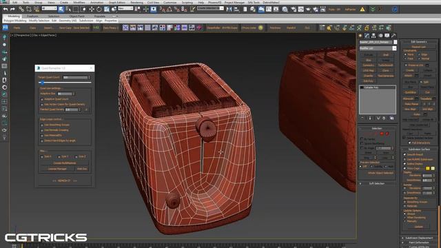 Quick test with Quad Remesher in 3dsMax смотреть онлайн