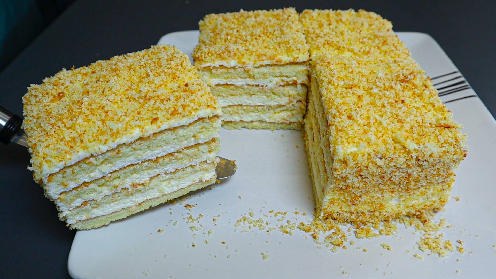 Торт за 20 минут. Невероятно нежный и вкусный. Быстро и просто. Любимый торт детей понравится всем!