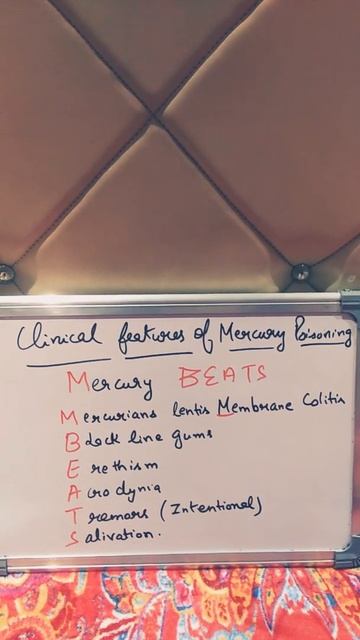 # clinical features of mercury poisoning # fmt# toxicology # short #short feeds# mnemonics#💊📚💉 смотреть онлайн