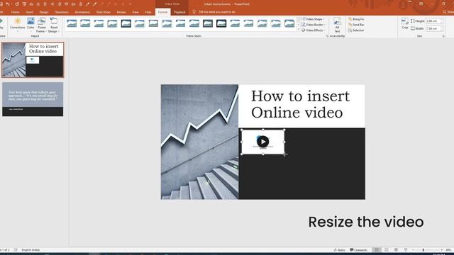 PowerPoint Tips - How to Insert Online video in PowerPoint смотреть онлайн