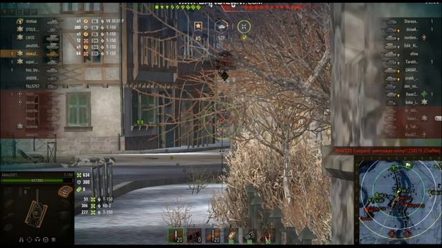 Сумашедший бой на танке Т-150 в WORLD OF TANKS смотреть онлайн