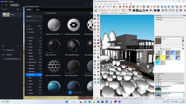 How I created a Realistic Render with D5 Render And Enscape смотреть онлайн