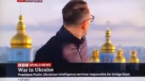 🚀 Звук полёта ракеты на Киевом попал в прямой эфир BBC