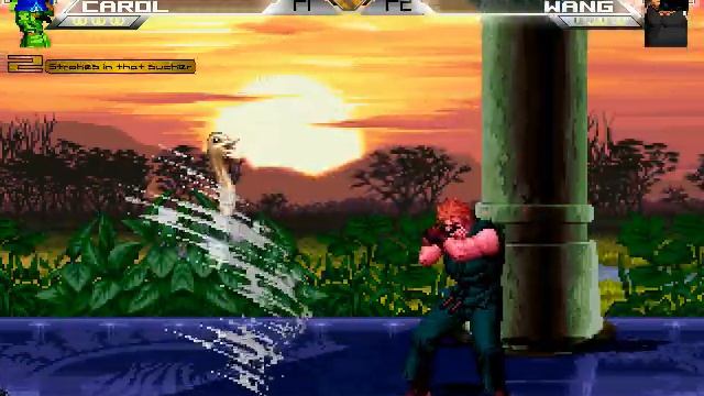 KOF MUGEN Orochi Ryo Wang vs Kagami Carol смотреть онлайн