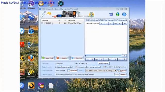 How to convert SWF file to WMV file by Mostafa Saif смотреть онлайн