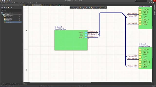 Altium Designer Multi-Sheet and Multi-Channel Design [Crate Sheet Symbol From Sheet and Update PCB] смотреть онлайн