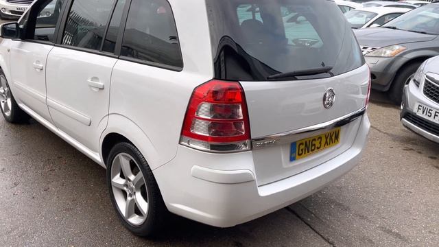 2013 (63) VAUXHALL ZAFIRA 1.6 EXCLUSIV 5d 113 BHP