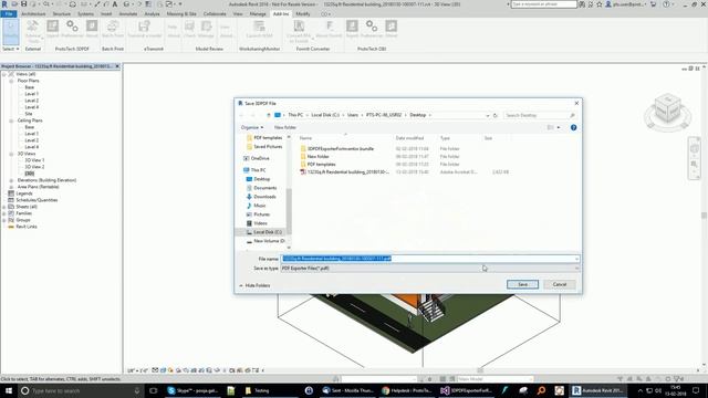 Exporting to 3D PDF using Revit view created by section box смотреть онлайн