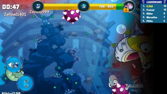 игра EatMe про рыбок \ игра про рыбок смотреть онлайн