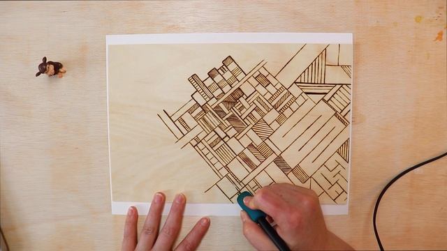 Creative Block Exercise  |  Freehand Pyrography  |  Wood Burning Ideas