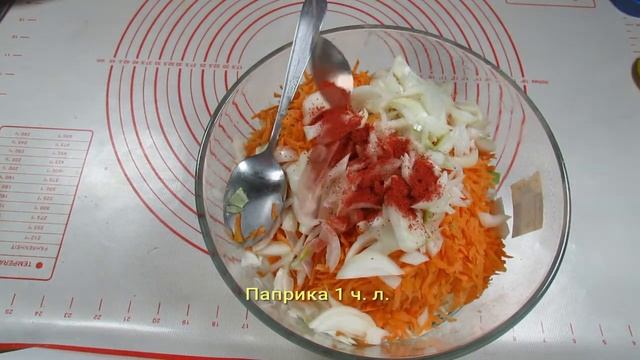 Начинка для пирожков с капустой. 1 часть. Filling For Cakes With Cabbage. 1 Part.