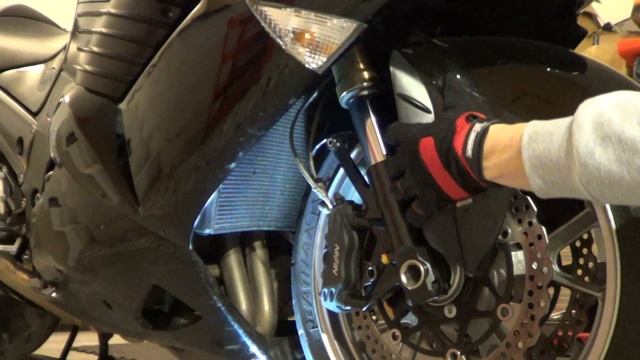zzr1400, zzr 1400, zx14, zx 14, 06' to 11', bikelift headstock stand; aplicar cavalete da frente; смотреть онлайн