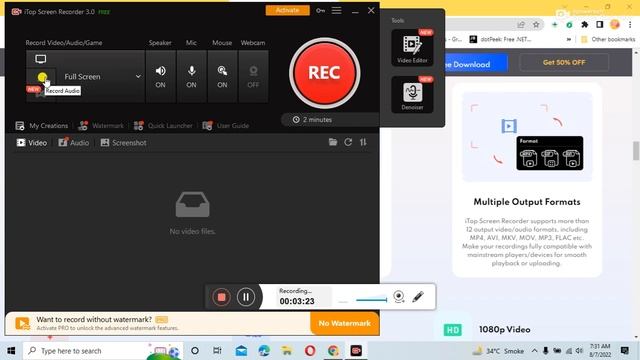 How to Record Screen on Windows ? | Record Videos, Games, Meetings and Save in 4K Quality for Free смотреть онлайн