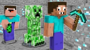 НУБ И 7 ПРАНКОВ НАД ПРО В МАЙНКРАФТ ! НУБИК НЕВИДИМКА ПРОТИВ ТРОЛЛИНГ ЛОВУШКА В MINECRAFT
