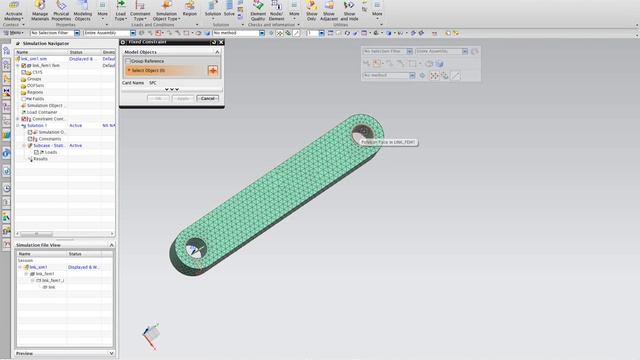 NX 9 Tutorial 3 (Basic FEA) смотреть онлайн