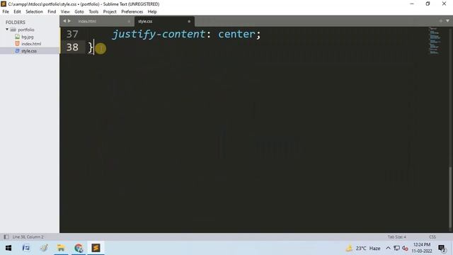 Creating A Simple Personal Portfolio Website Using HTML And CSS | Step By Step смотреть онлайн