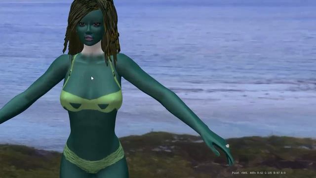 How to Tint a Tintable Neck Blender or Other BOM layers with RGB in Second Life смотреть онлайн