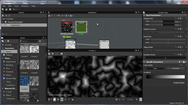 CGI 3D Tutorial : "Height Map Creation in Substance Designer" - by 3dmotive смотреть онлайн