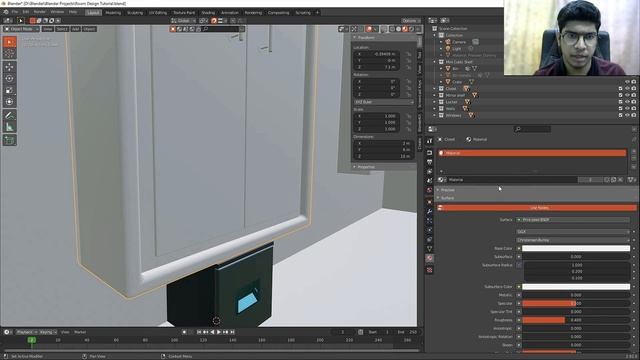 Blender Room Design Tutorial | Final Part : Shading, Arranging and Rendering | Telugu смотреть онлайн